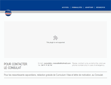 Tablet Screenshot of consulatducapvert.com